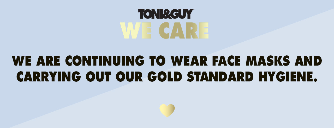 We are continuing to wear face masks and carrying out our gold standard hygiene.